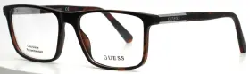 53-16-145 Guess Gu1982 056 Havana Mens Rectangle Full Rim Eyeglasses B 40