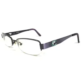 51-18-135 Guess Gu2215 Eyeglasses Frames Pur Brushed Purple Metal Half Rim