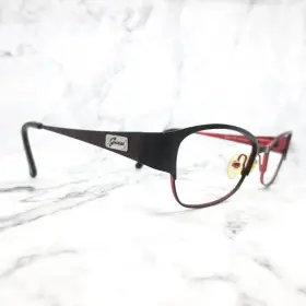 52-16-135 Guess Gu2329 Eyeglasses Blk Metal Black Red Frames