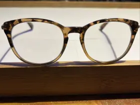 50-19-135 Guess Gu2461 Shiny Brown Brn Optical Eyeglasses Metal Frames Unisex
