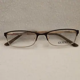 52-17-135 Guess Gu2544 Eyeglasses Frames 045 Shiny Light Brown