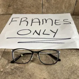50-17-135-35 Guess Gu2587-3 002 Black/silver Metal Eyeglasses Frame Flex Hinges
