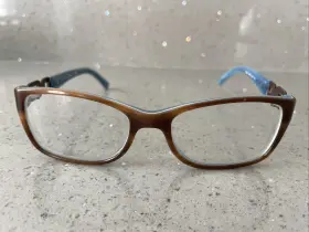 52-17-135 Guess Gu2683 Gu2406 Brown And Blue Brnbl Plastic Optical Eyeglasses Frames Only