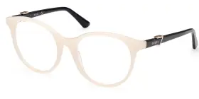 Gu2877-025-53 Guess New Ivory Eyeglasses