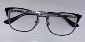 Gu2972-002-53 Guess Eyeglasses Black/gold No Demo Lenses 53/17/140mm A42