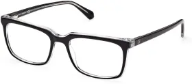 56-18-145 Guess Gu50063 005 Black Plastic Optical Eyeglasses Frame 50063 Gu Rx