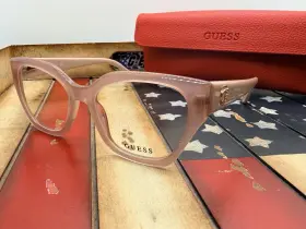Gu50112 Guess 067 Beige 53mm Womens Eyeglasses Option To Add Rx