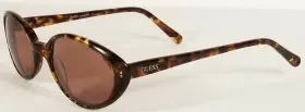 Gu727 Guess Gu724 105-1 Brown Tortoise Rx Plastic Mod Oval Eyeglass Frames 51 19 - 135