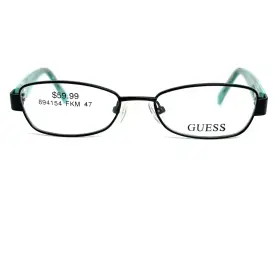 47-16-130 Guess Gu9092 Kids Eyeglasses Frames Blk Black Blue Full Rim H19298