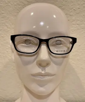49-16-130 Guess Gu9094 Black Cat Eye Kids Girls Youth Full Rim Eyeglasses Frames