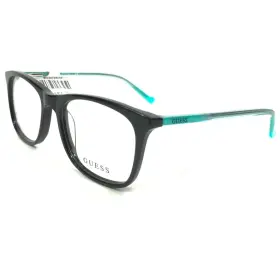 47-16-130 Guess Gu9164 Kids Eyeglasses Frames 001 Black Clear Green Square