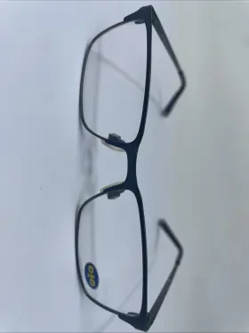 46-15-125 Gunmetal Ot20 Oio Boys Rectangular Glasses Frames Blue/gunmetal B29
