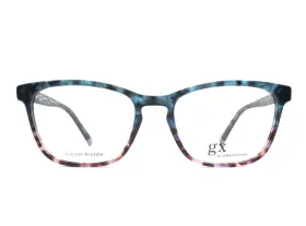 54-18-140 Gwen Stefani Gx094-tea Gx By Eyeglasses Frames Gx094 Tea Blue Purple Tortoise