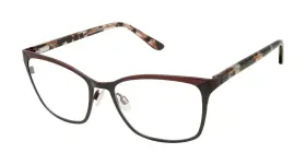 Gx072 Gx By Gewn Stefani New Gwen Black And Burgundy Eyeglasses 52/17/135
