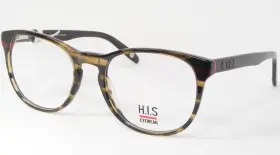 51-19-140 H.i.s Hpl497 By Mpg Austria 003 Demi Brown Unique Eyeglasses Frame His