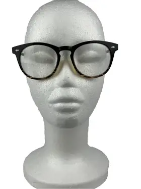 51-14-140 H & M 479890 Eyeglasses Frame H&m Browm Striped Full Rim Eyeglass