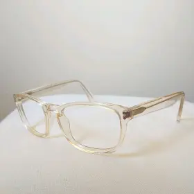 53-19-145 Hackett Heb091 Bespoke Eyeglass Frames 353 Yellow Clear Rectangular