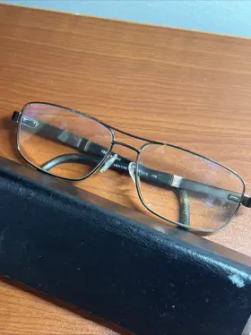Hek1105 Hackett 02 Matte Brown Tortoise Rectangle Mens Eyeglasses 58mm