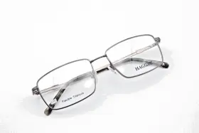 55-17-140 Haggar Hft549 Gunmetal Eyeglass Frames Flexible Titanium T70 55-17-140 Haggar Hft549 Gunmetal Eyeglass Frames Flexible Titanium T70