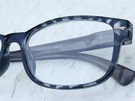 Hr48 Halston Frames Only Eyeglasses Gray Black And Clear Tortoise. Glasses