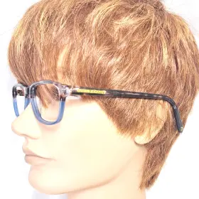 Hc15 Hard Candy Ttbgt Womens Tortoise Blue Gradient Eyeglasses Frame 51-15-140mm