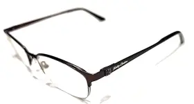 Hd0541 Harley-davidson 049 Brown Metal Oval Half Rim Eyeglasses Frame 52-17 135