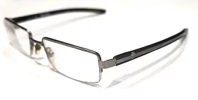 Hd0771 Harley-davidson Hd337 Gunmetal Black Half Rim Rectangle Eyeglasses 51-18 130