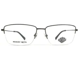 56-16-145 Harley-davidson Hd0949 Eyeglasses Frames 007 Matte Dark Nickel Tin