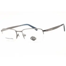 Hd50098 Harley Davidson Mens Eyeglasses Matte Light Nickeltin Metal Frame 011