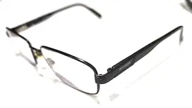 Hd715 Harley-davidson 001 Black Metal Rectangle Eyeglasses 55-17 140