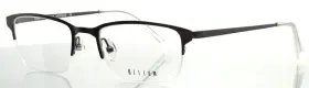 50-19-145 Helium 4368 Mdkgun Dark Gunmetal Mens Rectangle Eyeglasses B 32