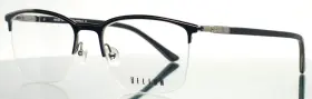 Helium He4422 Sgun/mnavy Gunmetal Navy Mens Rectangle Eyeglasses 54-19-145 B 40
