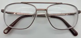 53-17-140 Hilco A2z87 Sg-301 Sg301 A2z87-2 Eyeglasses Frames Only Brnz Metal Full Rim Aviator