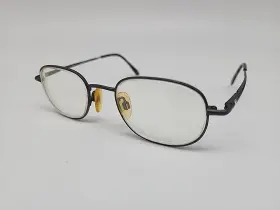 47-18-145 Hudson Optical Ti-28 Ti-1 Charcoal Titanium Gray Full Rim Eyeglasses Frame