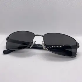 Ln4m9 Hugo Boss 0706 Eyeglasses Sunglasses Ruthenium Black Rectangular 60/17/145