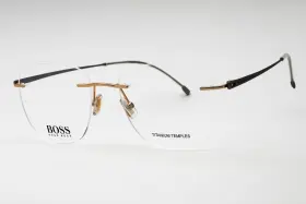 0j5g Hugo Boss 716736704142 1266/c J5g Eyeglasses Gold Frame 53mm