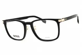 02m2 Hugo Boss 716736715186 1408 F 2m2 Eyeglasses Black Gold Frame 54mm