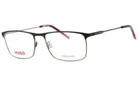 0rzz Hugo Boss 716736721804 Hg 1182 Rzz Eyeglasses Matte Black Ruthenium Frame 56mm