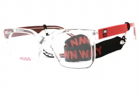 06xq Hugo Boss 716736741383 Hg 1223 6xq Eyeglasses Crystal Red Frame 53mm
