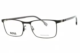0svk Hugo Boss 716736994710 1637 Svk Eyeglasses Matte Ruthenium Black Frame 54mm