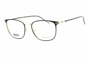 Hugo Boss 827886032112 1431 2m2 Eyeglasses Black Gold Frame 52mm