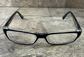 55-16-140-31 I-dealoptics Jason Black Crystal Flex Eyeglasses Frames Only