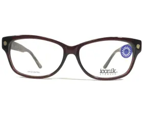 54-14-140 Iconik Blair-c01 Eyeglasses Frames Blair C01 Brown Tortoise Cat Eye Full Rim