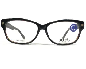 54-14-140 Iconik Blair-c02 Eyeglasses Frames Blair C02 Brown Cat Eye Full Rim 54-14-140 Iconik Blair-c02 Eyeglasses Frames Blair C02 Brown Cat Eye Full Rim