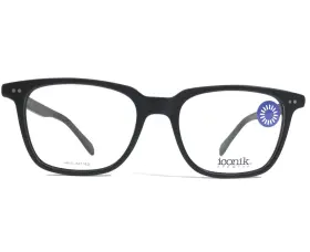 52-19-148 Iconik Simon-c01 Eyeglasses Frames Simon C01 Matte Black Square Horn Rim