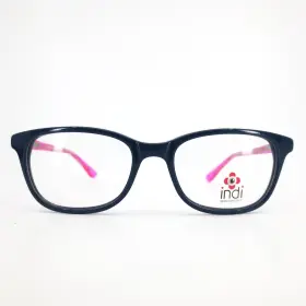 48-16-130 Indi Kg6003 Blue Girls Kids Square Full Rim Eyeglasses