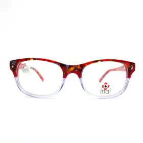 46-16-125 Indi Kg9003 Pu Kids Eyeglasses Frames Multi-color Red Blue Clear
