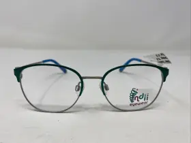 47-15-125 Indii In21 Eyewear C1 Teal/gray Full Rim Eyeglasses Frame Ot96
