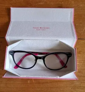 50-19-140 Isaac Mizrahi 30007 Frames Only Eyeglass Round Pink Blue Black Rose Gold