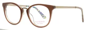 48-19-140 Isaac Mizrahi Im30021 Tt Beige Womens Round Full Rim Eyeglasses